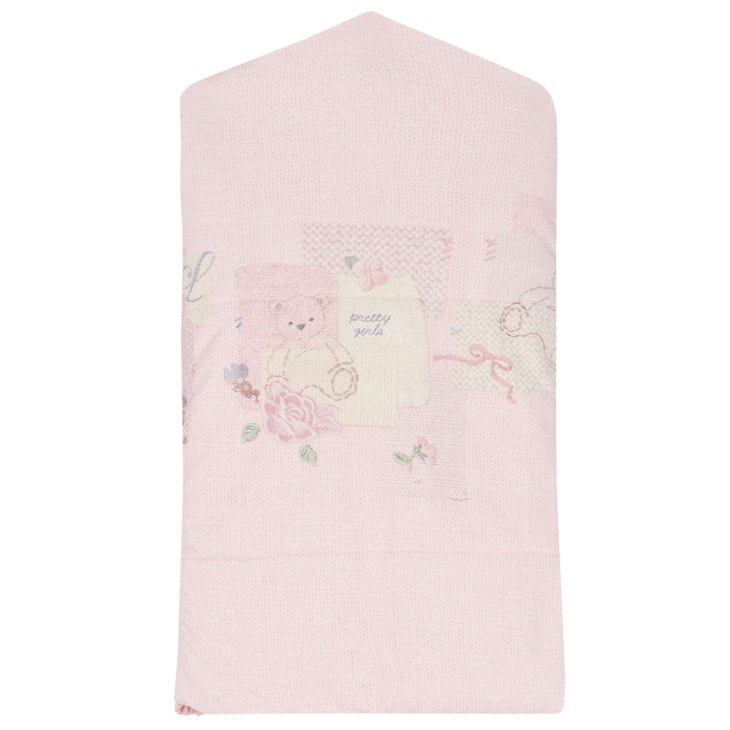 Baby Girls Pale Pink Cotton Nest, 1, hi-res